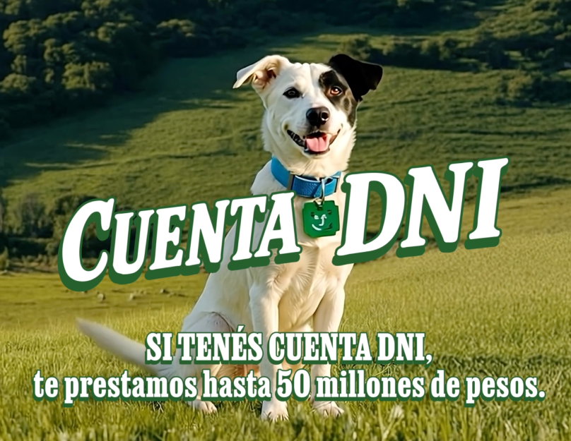Cuenta DNI, la criatura más buena del mundo.