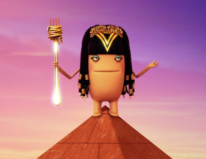 Cleopasta, la reina de la pirámide nutricional